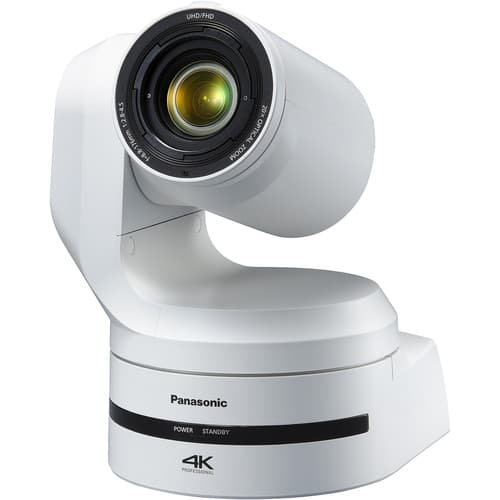 Panasonic 1" MOS Large Sensor, 20x Optical Zoom 4K 50p PTZ Camera (White) image 1