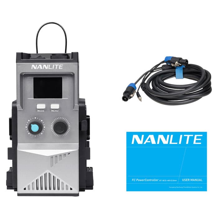 NANLITE Control station & V mount battery mount for FC series image 1