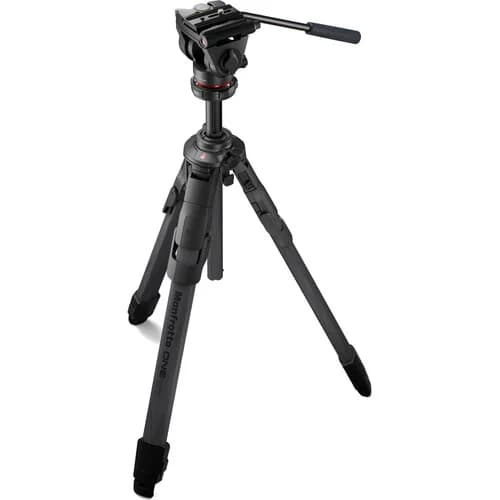 Manfrotto ONE Carbon Fiber Tripod with 500X Fluid Head image 1