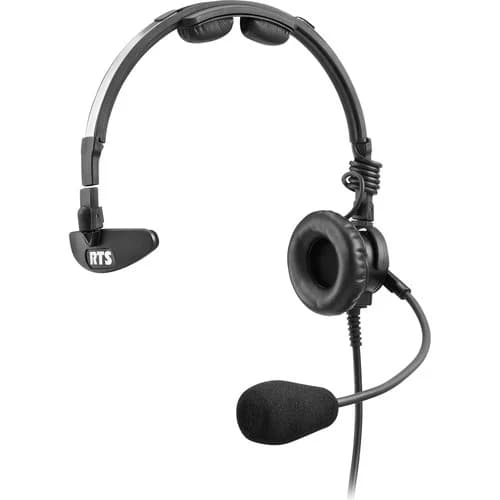 RTS LH-300 Lightweight RTS Single-Sided Broadcast Headset (XLR 4-Pin Female Connector, Dynamic Microphone) image 1