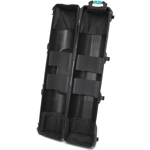 HPRC 6500 Wheeled Hard Resin Case with Tripod Holder Kit (Black) image 1