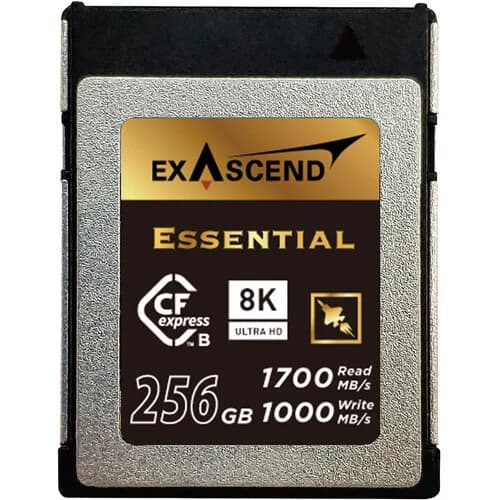 Exascend Essential CFexpress Type B Card 256GB/ Read: 1800 MB/s, Write: 1700 MB/s image 1