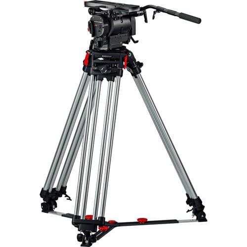 OConnor Ultimate 2575E Head & Cine HD 150mm Bowl Tripod System with Floor Spreader image 1