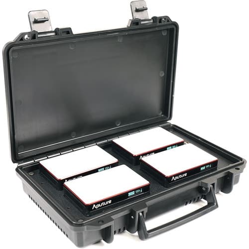 Aputure MC 4-Light Travel Kit with Charging Case image 1