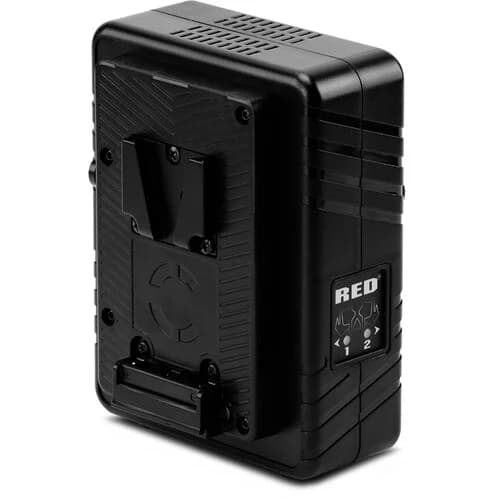 RED COMPACT DUAL V-LOCK CHARGER image 1