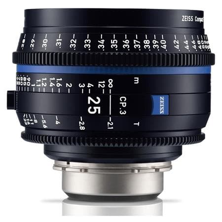 Zeiss CP.3 25mm T2.1 Compact Prime Lens (PL Mount, Meters) image 1