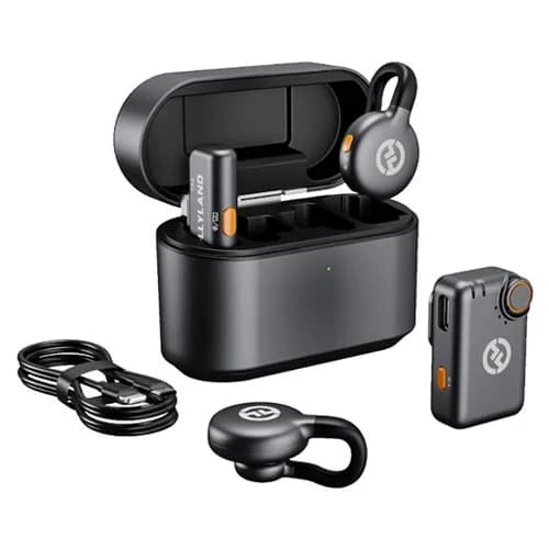 Hollyland LARK M2S Combo 2-Person Wireless Microphone System for Cameras and Mobile Devices (Camera RX+USB-C RX+ Lightning Cable) image 1