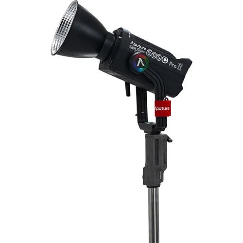 Aputure LS 600c Pro II Light Storm 600W RGBWW Bowens Mount Point-Source LED with V Mount battery plate image 1