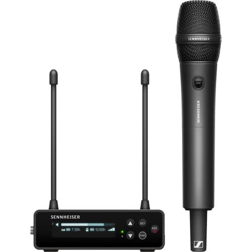 Sennheiser Portable Digital UHF Wireless Microphone System with SKM-S Handheld Transmitter and MMD 835 Cardioid Dynamic Microphone Module (R1-6: 520 - 576 MHz) image 1
