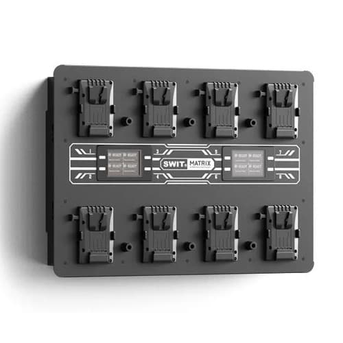 SWIT 8×100W Ultra fast V-mount Wall Charger image 1