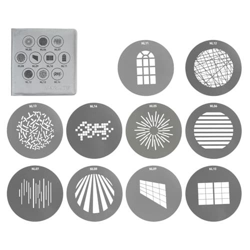 NANLITE FM Mount Projection Attachment GOBO Set 1 image 1