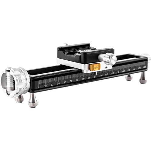 NiSi Macro Focusing Rail NM-200S with 360 Rotating Clamp (7.9") image 1