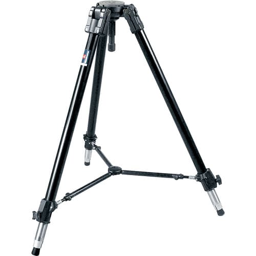 Manfrotto 528XB Heavy-Duty 1-Stage Tripod Legs (Black) - Supports 110 lbs image 1