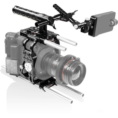 Shape Canon C500 Mark II, C300 Mark III cage and Handle with EVF mount image 1