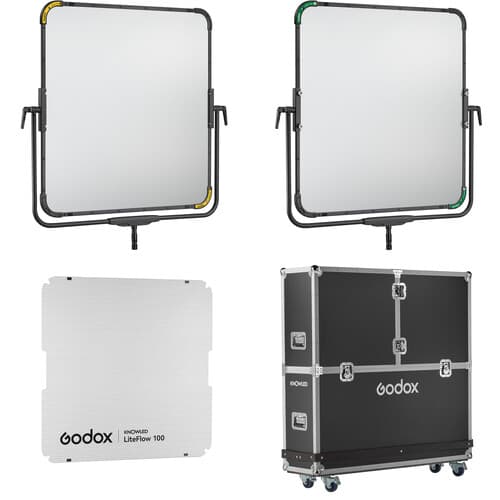 Godox KNOWLED LiteFlow 100 Double-Sided Reflector Travel Kit image 1