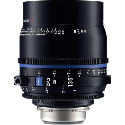 Zeiss CP.3 XD 135mm T2.1 Compact Prime Lens (PL Mount, Meters) image 1