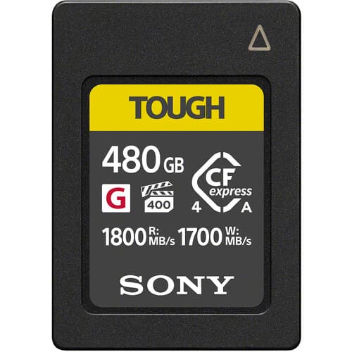 Sony 480GB CFexpress 4.0 Type A TOUGH Memory Card image 1