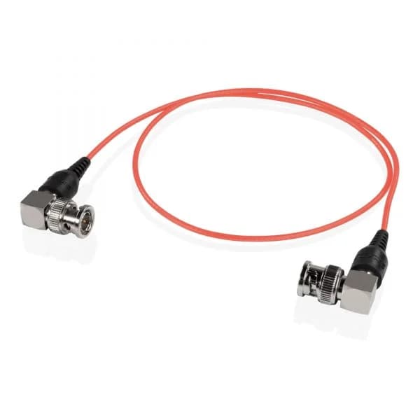 SHAPE SKINNY 90-DEGREE BNC CABLE 24 INCHES RED image 1