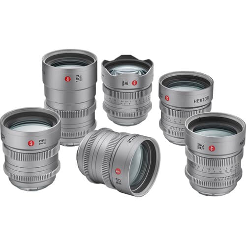 Leitz Cine HEKTOR T2.1 6-Lens Set (Sony E, Meter & Feet) image 1