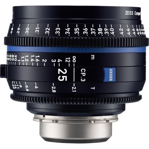Zeiss CP.3 28mm T2.1 Compact Prime Lens (Canon EF Mount, Meters) image 1