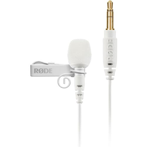 Rode Omnidirectional Lavalier Microphone for Wireless GO Systems - White image 1