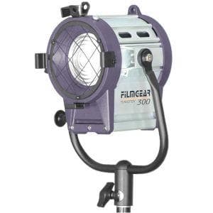 FilmGear 300W Junior Tungsten Fresnel Lamphead with Barndoors (L00300TJ) image 1