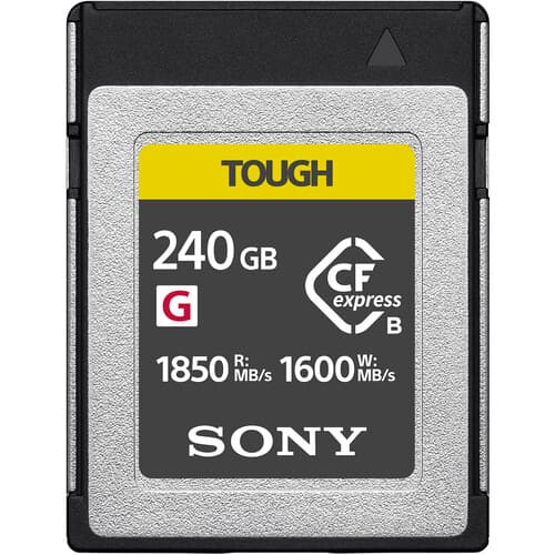 Sony 240GB CFexpress Type B TOUGH Memory Card image 1