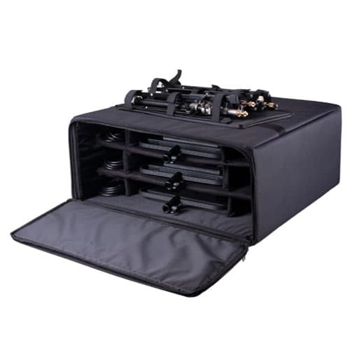 SWIT Bi-Color 40W kit: 3PCS of S-2420C with carrying case, 3 pcs tripods, power adaptors image 1