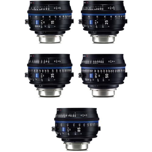 Zeiss CP.3 XD 5-Lens Set (PL Mount) image 1