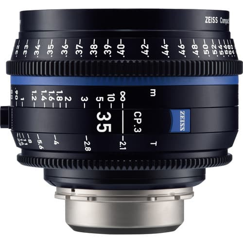 Zeiss CP.3 35mm T2.1 Compact Prime Lens (Canon EF Mount, Meters) image 1