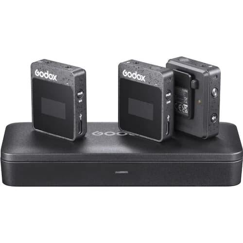 Godox MoveLink II M2 Dual 2.4GHz Wireless Microphone System for Cameras image 1