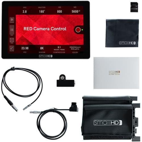 SmallHD Cine 7 Touchscreen On-Camera Monitor with RED Control Kit (L-Series) image 1