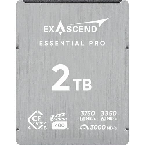 Exascend 2TB Essential Pro CFexpress 4.0 Type B Memory Card image 1