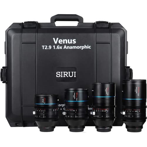 Sirui T2.9 1.6x Full-Frame Anamorphic 4-Lens Set (35/50/75/100mm, E-Mount) image 1