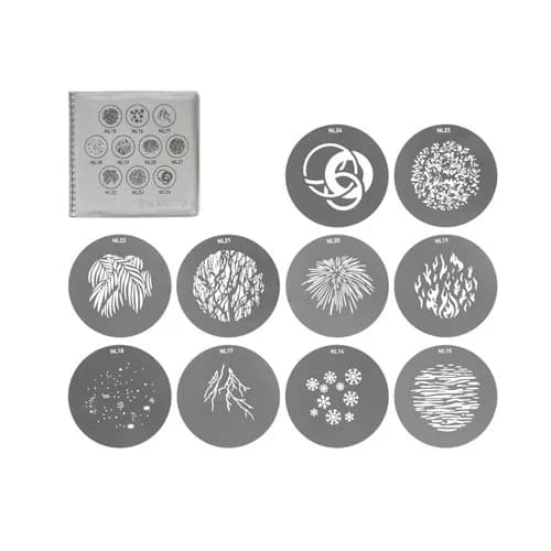 NANLITE FM Mount Projection Attachment GOBO Set 2 image 1