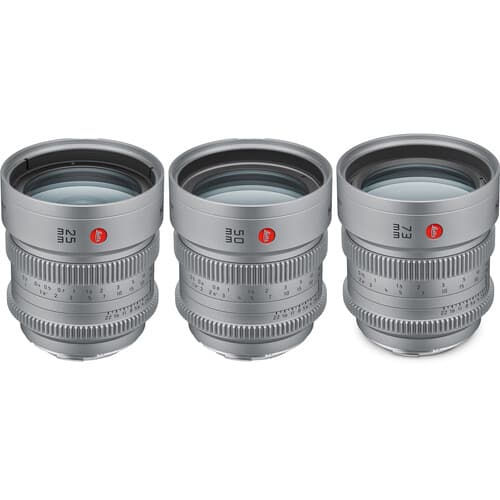 Leitz Cine HEKTOR T2.1 3-Lens Set (Sony E, Meter & Feet) image 1