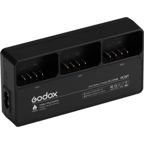 Godox VC26T Multi-Battery Charger for VB26 image 1