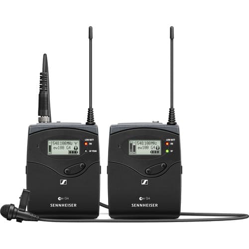 Sennheiser ew 112P G4 Camera-Mount Wireless Microphone System with ME 2-II Lavalier image 1