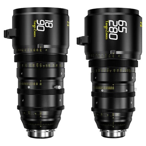 DZOFilm TANGO S35 18-90mm T2.9 & S35 65-280mm T2.9-T4 Zoom Lens Bundle (PL & EF Mounts, Meter) image 1