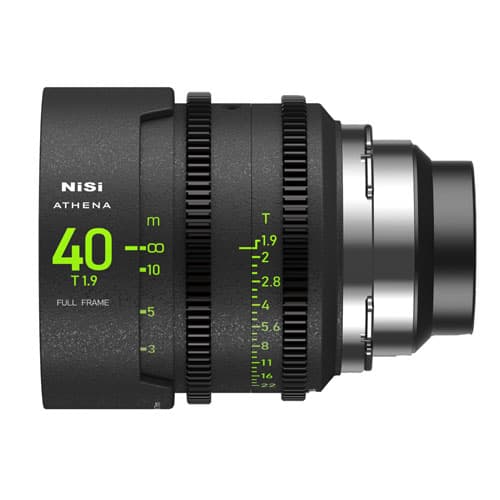 NiSi 40mm ATHENA PRIME Full Frame Cinema Lens T1.9 (PL Mount) image 1