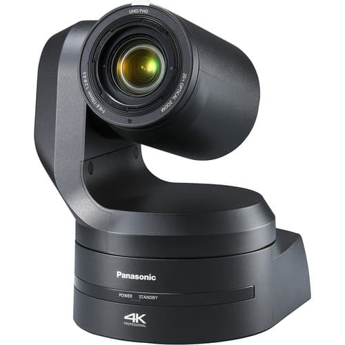 Panasonic 1" MOS Large Sensor, 20x Optical Zoom 4K 50p PTZ Camera (Black) image 1