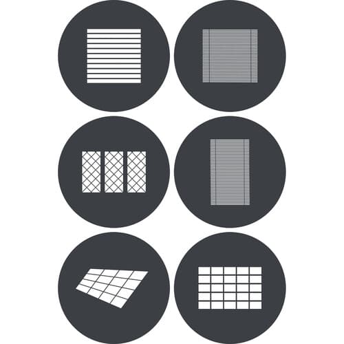 Godox Knowled Gobo Set GP-GS4 for GP36K image 1