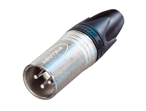 NEUTRIK XLR CABLE CONNECTOR MALE 3POLE image 1