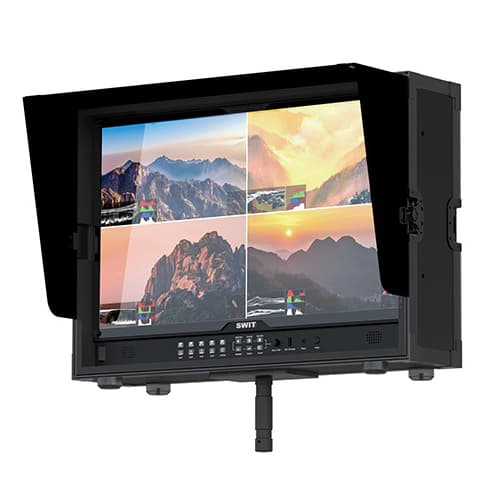 SWIT 23.8 inch 4K 1000nits 4×12G-SDI HDR Field Monitor image 1