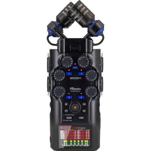 Zoom H6 Studio 6-Track Handy Audio Recorder with 32-Bit Float Recording image 1
