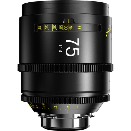 DZOFilm ARLES 75mm T1.4 FF/VV Prime Cine Lens (PL, Meter) image 1