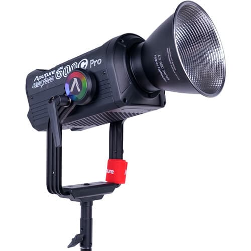 Aputure LS 600c Pro Light Storm 600W RGBWW Bowens Mount Point-Source LED with V Mount battery plate image 1