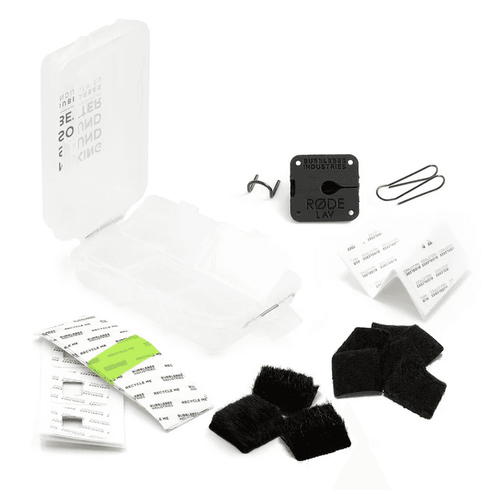 Bubblebee Mic Hiding Kit for Rode Lavalier, Black for Rode Lav series