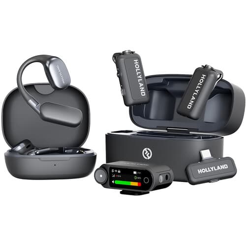 Hollyland LARK MAX 2 Ultimate 2-Person Wireless Microphone Combo (Space Gray) image 1
