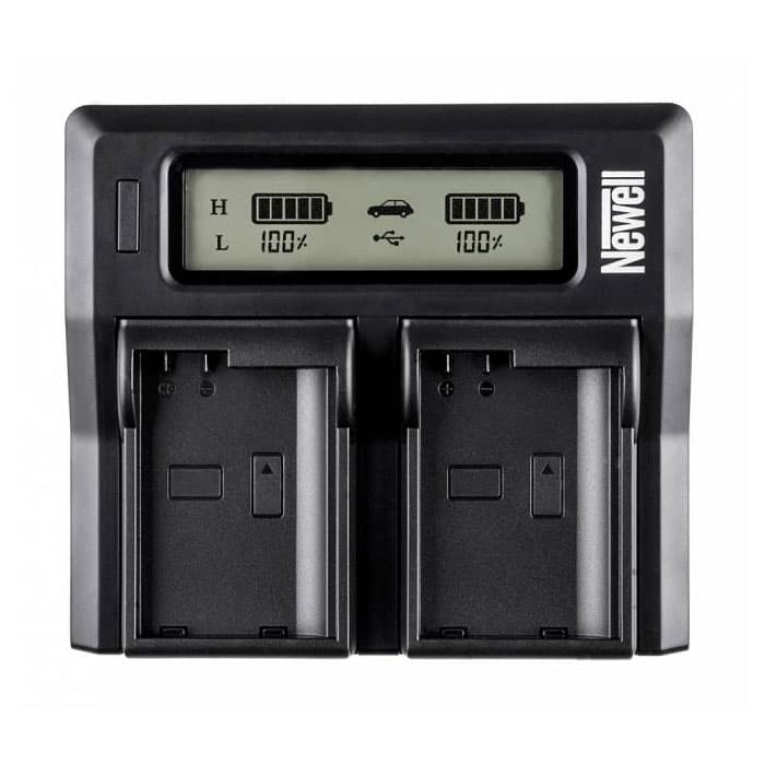 Newell DC-LCD two-channel charger for NP-FZ100 batteries image 1